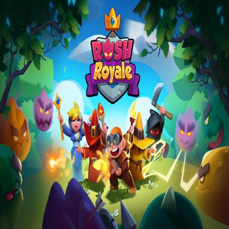 خرید جم و بتل پس بازی راش رویال Rush Royale‬ با کمترین قیمت و تحویل فوری در سایت ارجان گیم